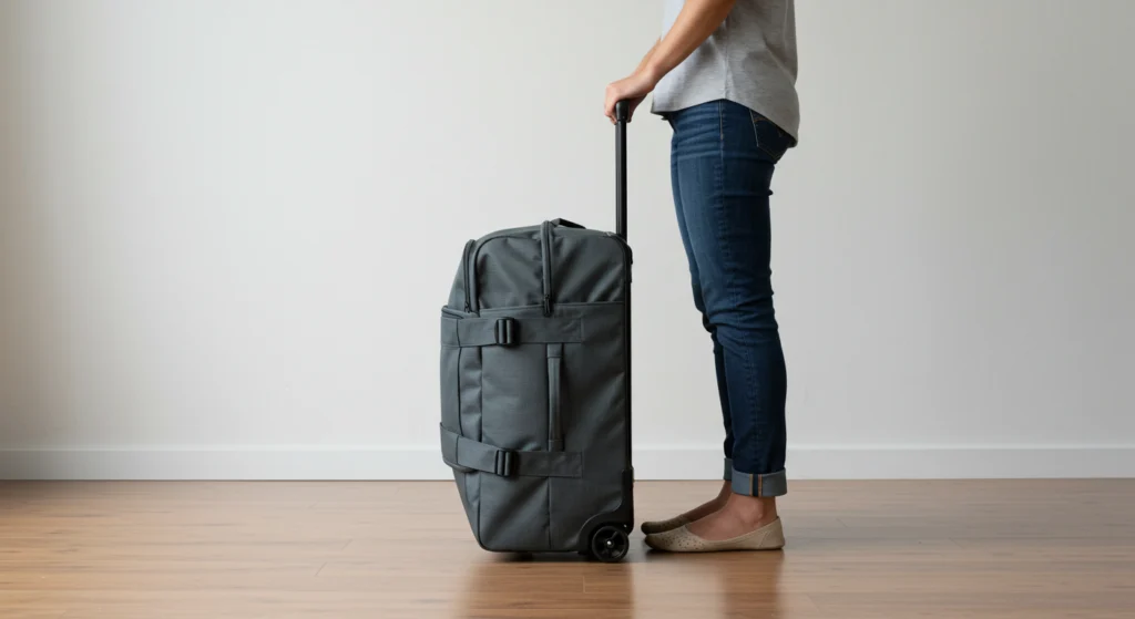 rolling duffle bag