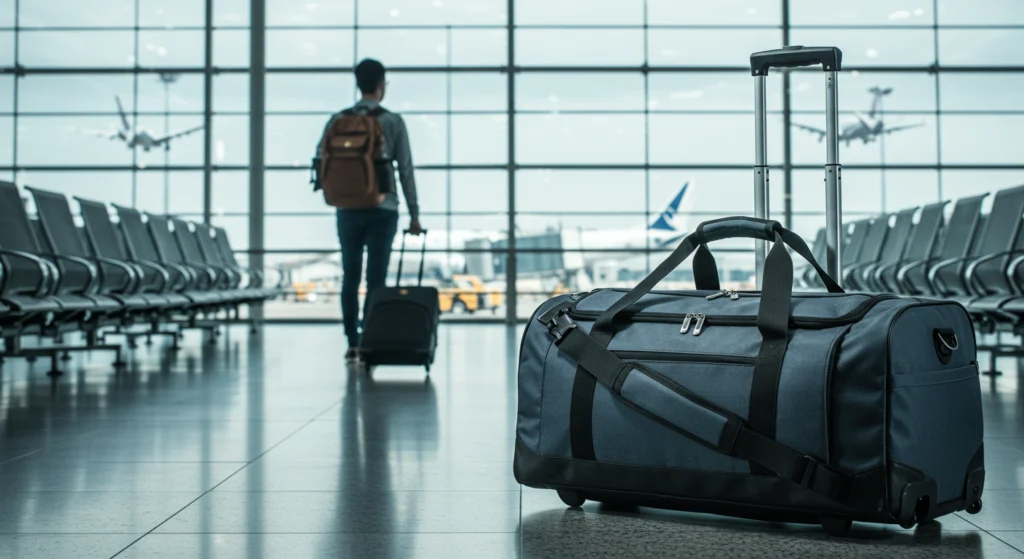 rolling duffle bag